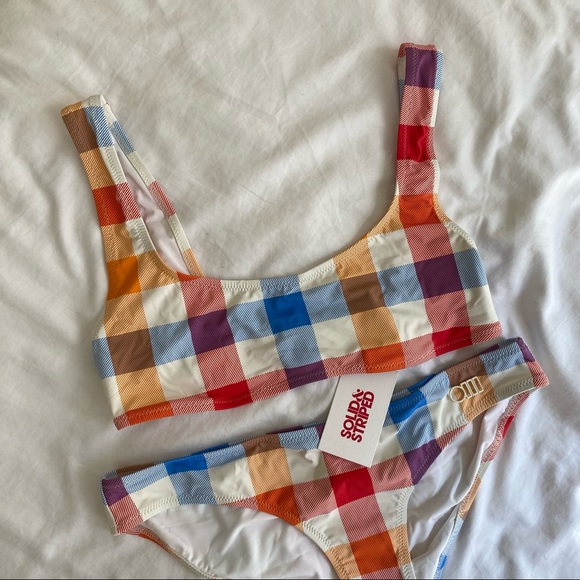 Bikini Set Plaid - Picture 3 of 4